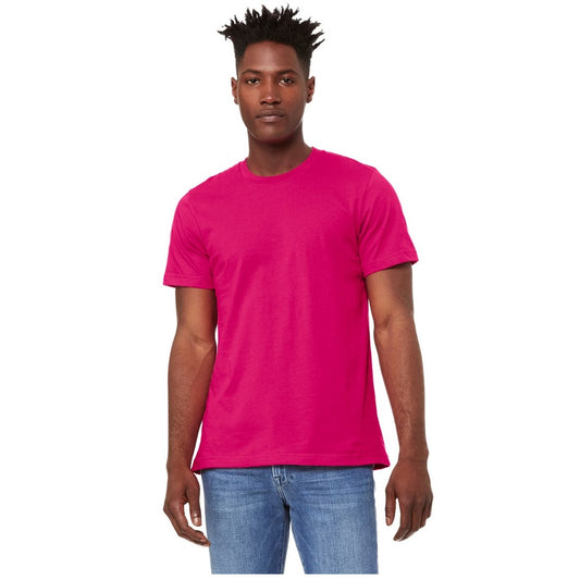 Size& Crew Neck T-Shirt in Fuchsia