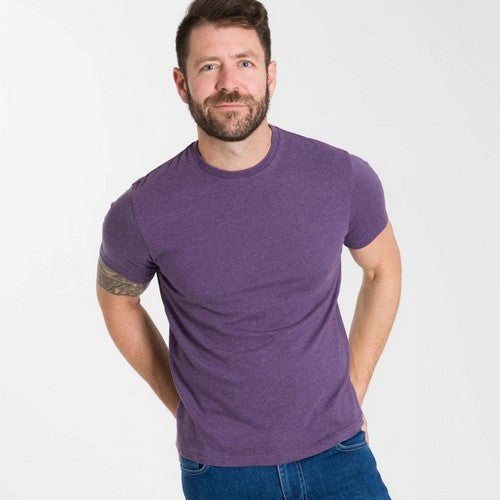 Size& Crew Neck T-Shirt in Pale Purple