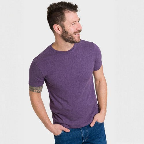 Size& Crew Neck T-Shirt in Pale Purple