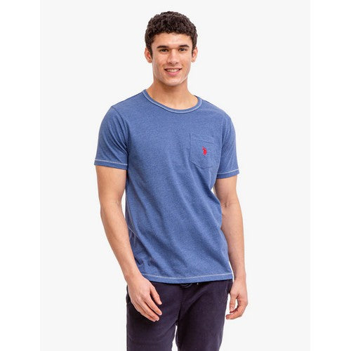 US Polo Association Slim Fit T-Shirt Heather Blue