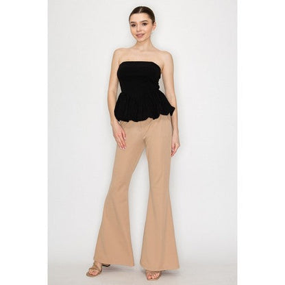 Ballon Tube Top in Black