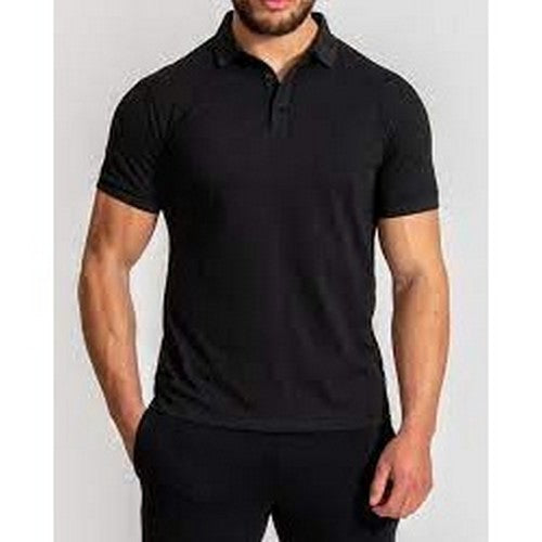 Printers Plain Polo Shirt Black