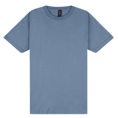Fristads Plain Crew Neck T-Shirt Grey-Blue