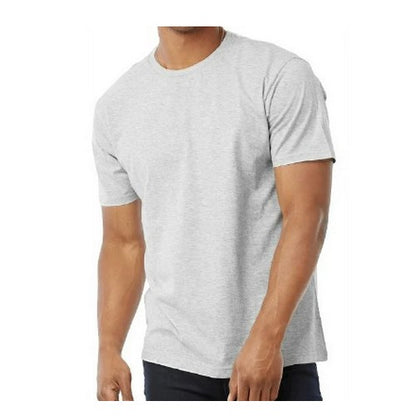 Fristads Plain Crew Neck T-Shirt Heather Grey