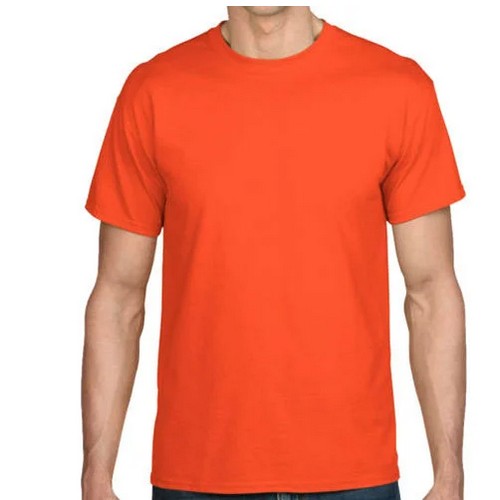 Fristads Plain Crew Neck T-Shirt Orange