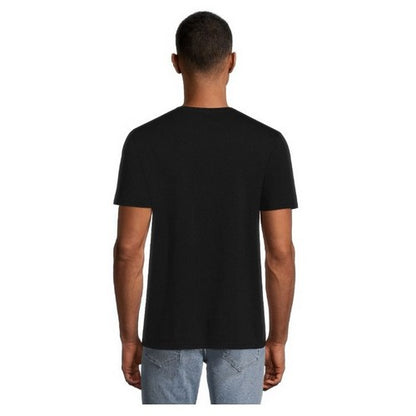 J71 Plain V-Neck T-Shirt Black