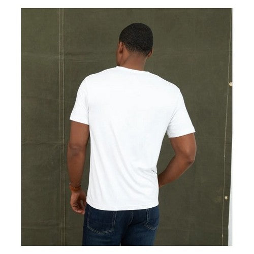 J71 Plain V-Neck T-Shirt White