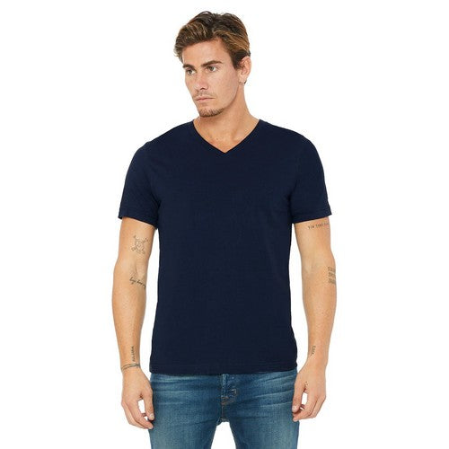 H&M Slim Fit V-Neck T-Shirt Navy