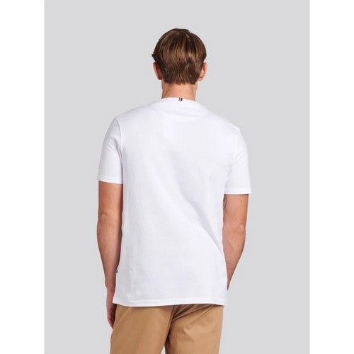 US Polo Assn Crew Neck Embroidered Logo T-Shirt Off White