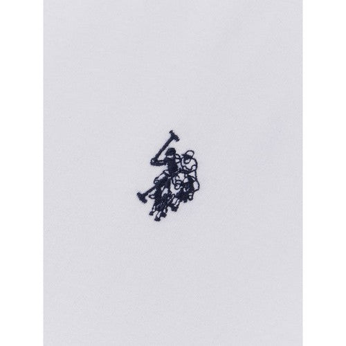 US Polo Assn Crew Neck Embroidered Logo T-Shirt Off White