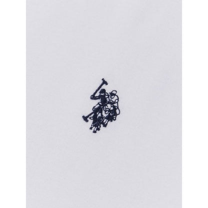 US Polo Assn Crew Neck Embroidered Logo T-Shirt Off White