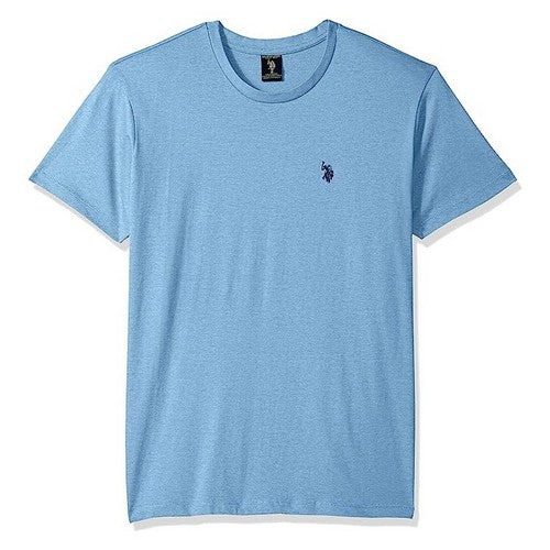 US Polo Association Embroidered Small Pony Crew Neck T-Shirt Blue