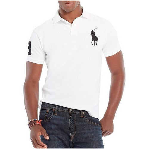 US Polo Association Embroidered Big Pony Polo Shirt White