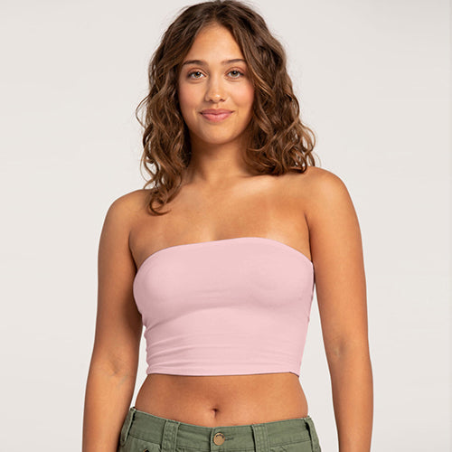 Cotton Tube Top Rose