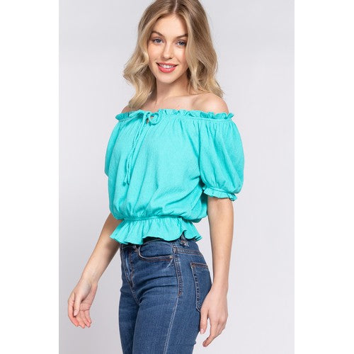 Gipsy Top Aqua Blue