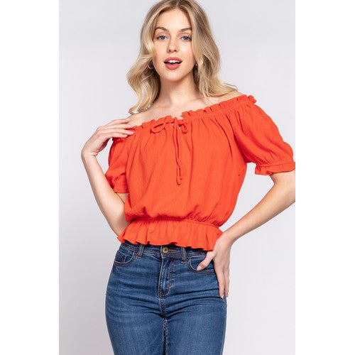 T13497 Gipsy Top Orange