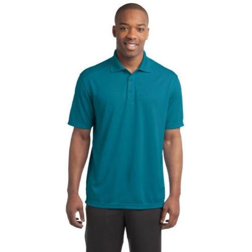 Sport Solid Cotton Polo Shirt Teal