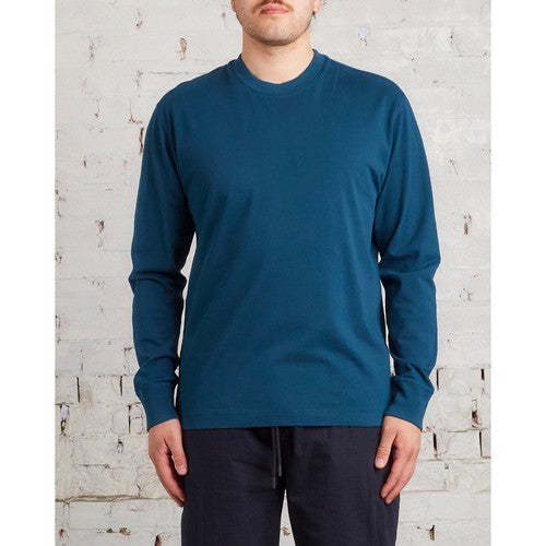 Smart Crew Neck Long Sleeve Cotton Jersey Sea Foam