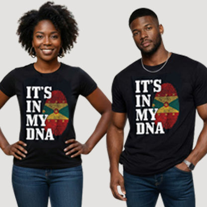 It's In My DNA Grenada Independence Graphic Tee in Black