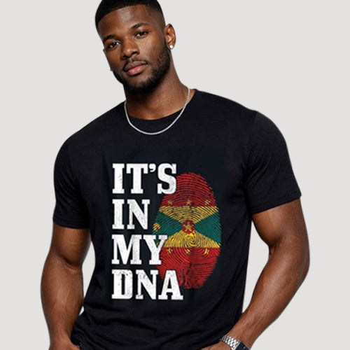 It's In My DNA Grenada Independence Graphic Tee in Black