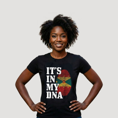 It's In My DNA Grenada Independence Graphic Tee in Black