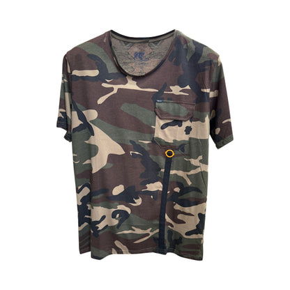 Pocket Jersey in Camouflage Green