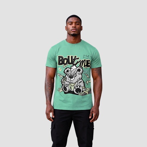 Boutime Bear Graphic Tee in Mint