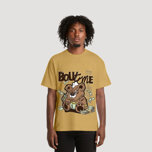 Boutime Bear Graphic Tee in Timber
