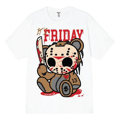 2918 It's Friday Graphic Tee in White