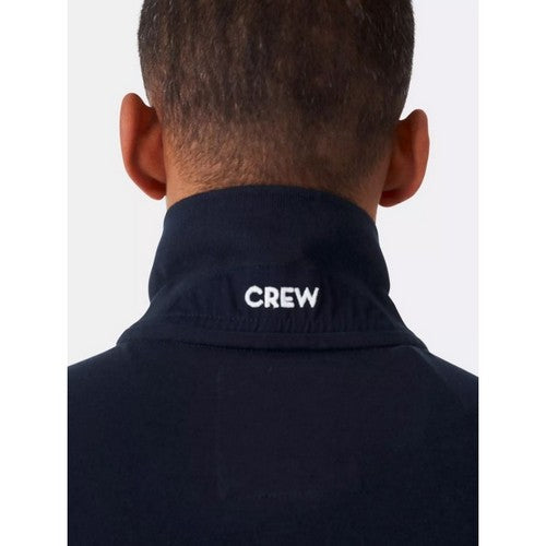 Crew Clothing Co Logo Pique Polo Shirt in Navy