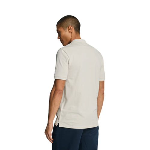 Eagle Jeans Logo Polo Shirt in Cream