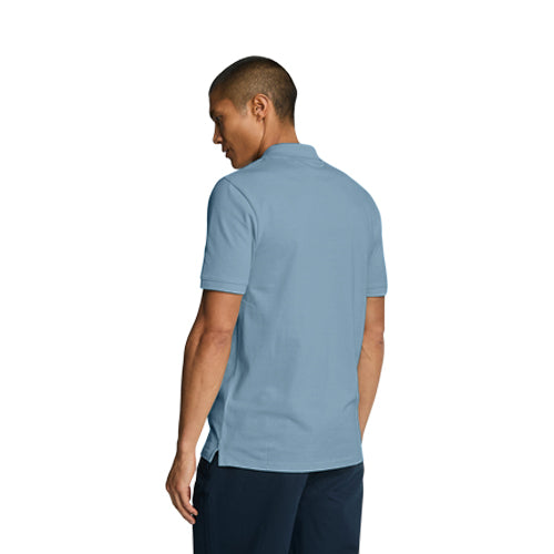 Eagle Jeans Logo Polo Shirt in Baby Blue