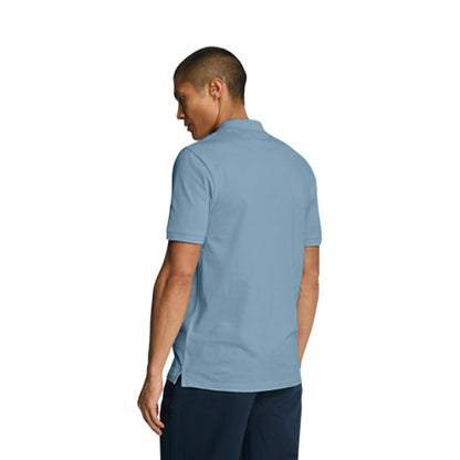 Eagle Jeans Logo Polo Shirt in Baby Blue