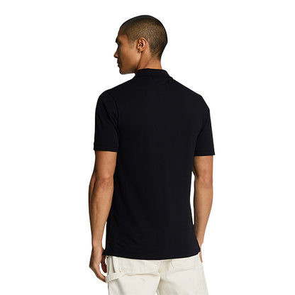 Eagle Jeans Logo Polo Shirt in Black