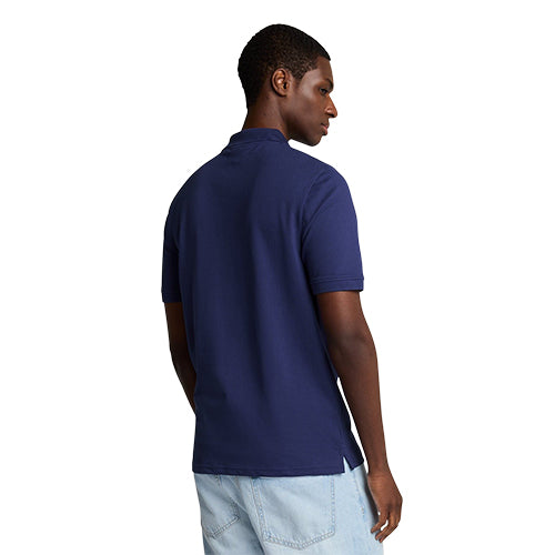 Eagle Jeans Logo Polo Shirt in Blue