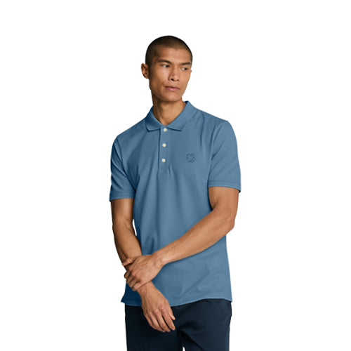 Eagle Jeans Logo Polo Shirt in Dark Teal