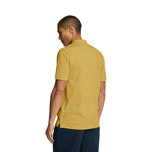 Eagle Jeans Logo Polo Shirt in Mustard