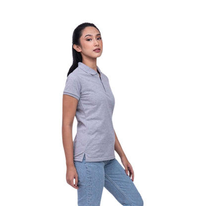 Russell Athletic Slim Fit Polo Shirt in Heather Grey