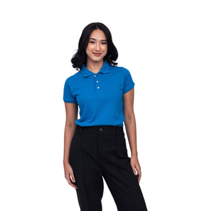 Russell Athletic Slim Fit Polo Shirt in Light Blue