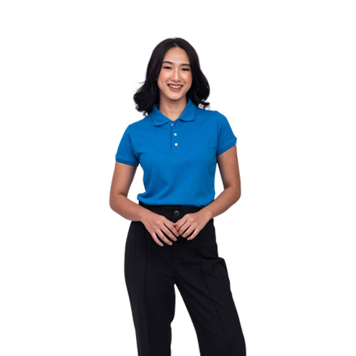 Russell Athletic Slim Fit Polo Shirt in Light Blue