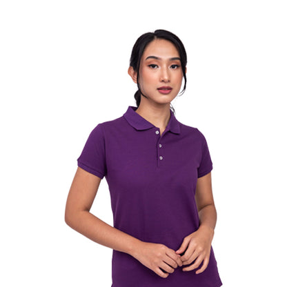 Russell Athletic Slim Fit Polo Shirt in Violet