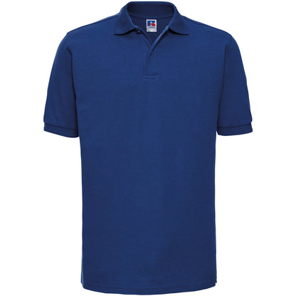 Russell Athletic Ripple Collar & Cuff Polo Shirt in Royal Blue
