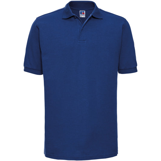 Russell Athletic Ripple Collar & Cuff Polo Shirt in Royal Blue