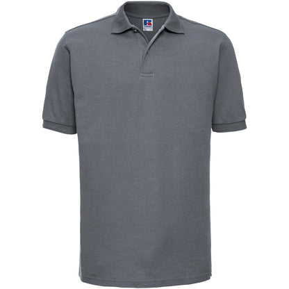 Russell Athletic Ripple Collar & Cuff Polo Shirt in Dark Grey