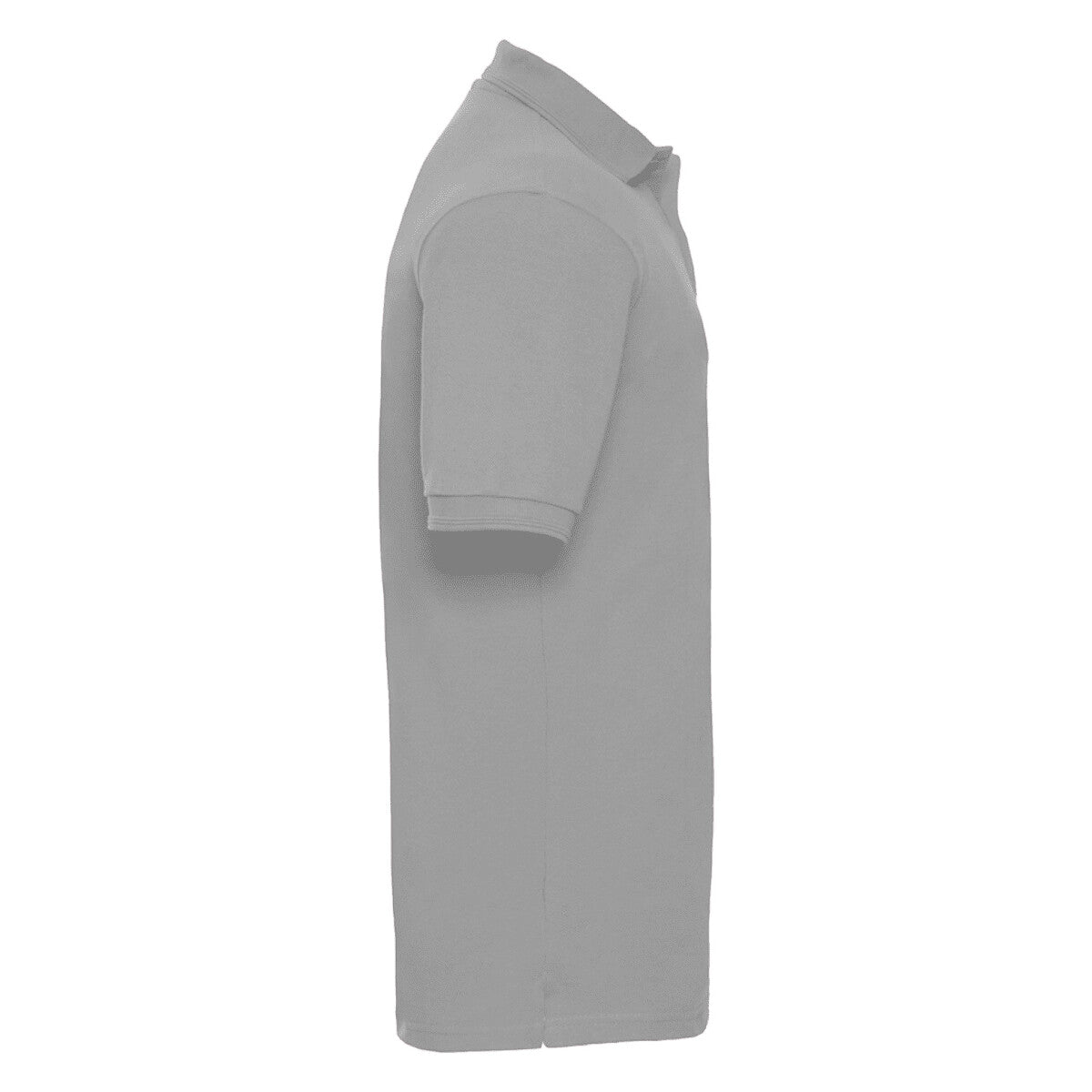 Russell Athletic Ripple Collar & Cuff Polo Shirt in Heather Grey