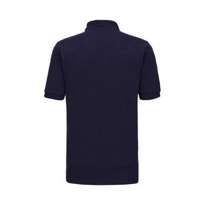 Russell Athletic Ripple Collar & Cuff Polo Shirt in Navy