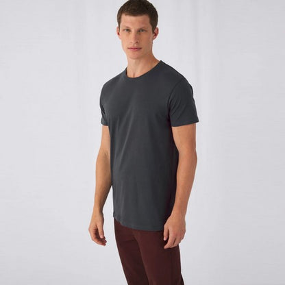 B&C Crew Neck Jersey in Dark Grey