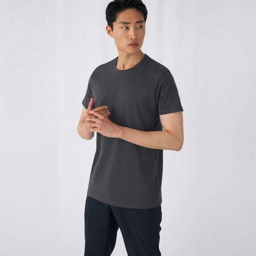 B&C Crew Neck Jersey in Dark Grey