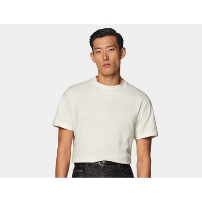 B&C Crew Neck Jersey in Ivory