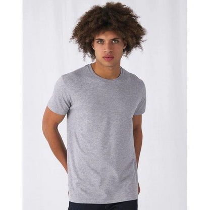 B&C Crew Neck Jersey in Light Heather Grey